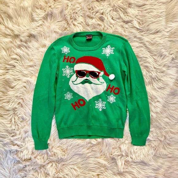 Holiday Sweater / Reindeer and Santa Clause Festive Christmas Sweater Bundle - Picture 2 of 14
